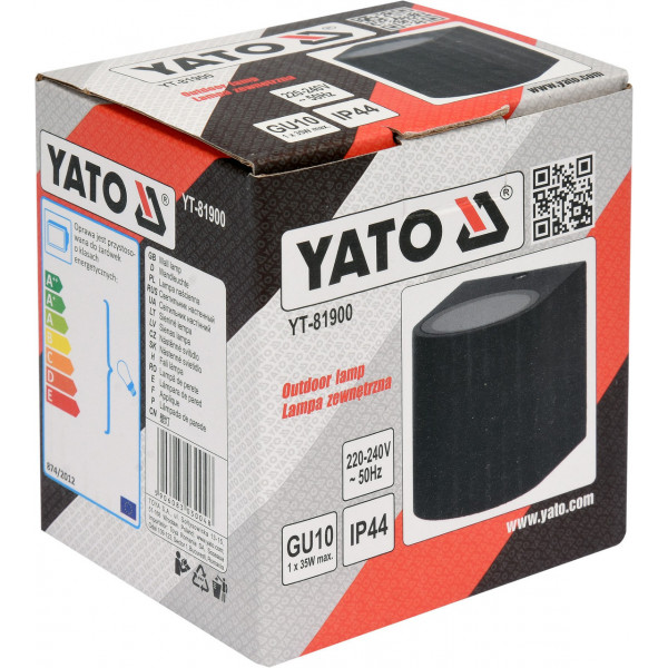 Фото - Світильник 1-LED настінний мережевий YATO YT-81900