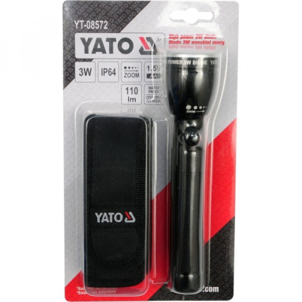 Картинка - Фонарь водонепроницаемый светодиодный YATO YT-08572