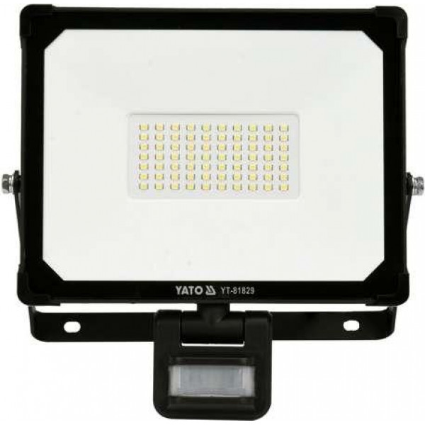 Фото - Прожектор з SMD-діодами і датчиком руху YATO YT-81829