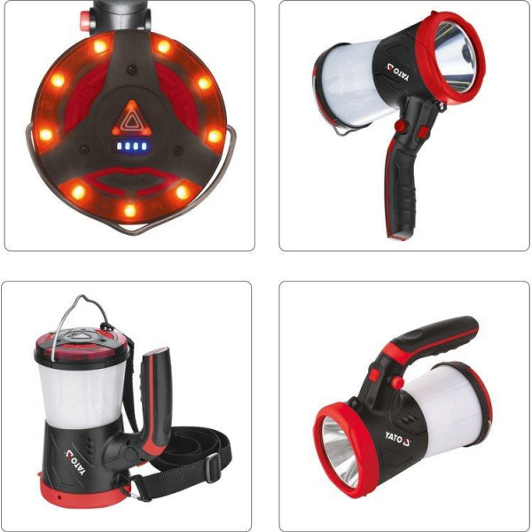 Картинка - Фонарь LED-диодный аккумуляторный с ручкой YATO YT-08579