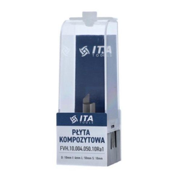 Картинка - Твердосплавная концевая фреза для сгибания ITA Z1 D=10 I=4,12 L=50 S=10 RH A=90 град d1=1,8 FVH.10.004.050.10RaE