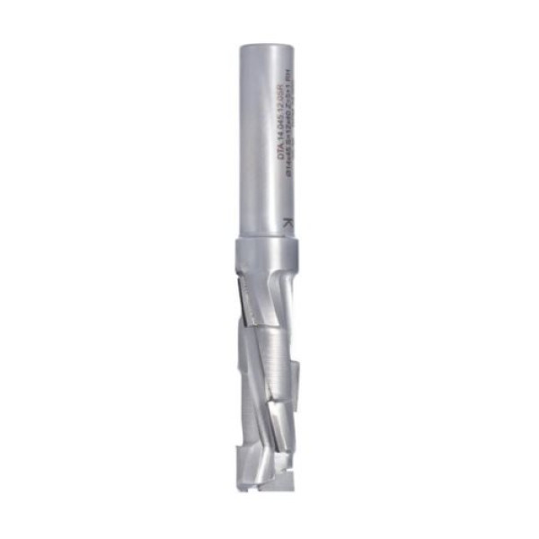 Картинка - Фреза алмазная ITA DIA Z1+1 D=14 I= 45 L= 94 S=12x40 RH 5PCD+1 HM H2,5 3 helix DTA.14.045.12.0SRE