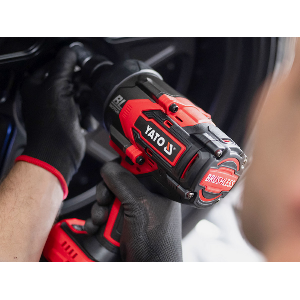 Картинка - Гайковерт ударный аккумуляторный YATO YT-828073