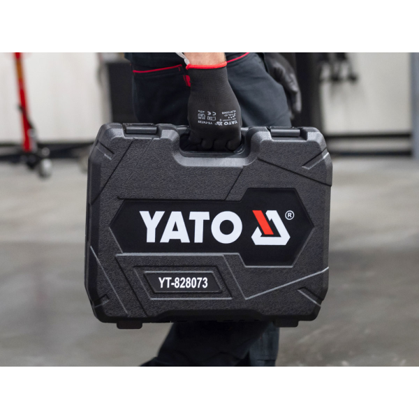 Картинка - Гайковерт ударный аккумуляторный YATO YT-828073