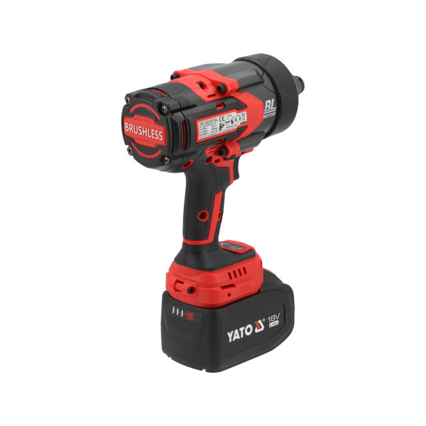Картинка - Гайковерт ударный аккумуляторный YATO YT-828073