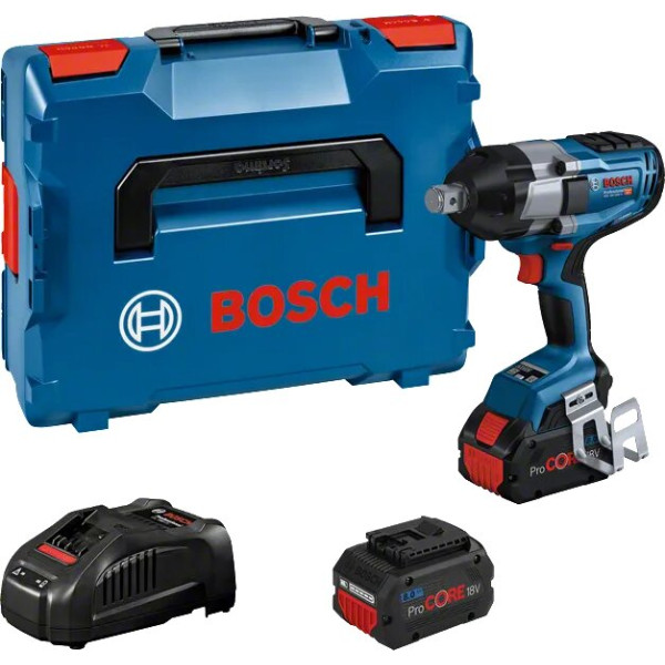 Картинка - Аккумуляторный ударный гайковерт Bosch GDS 18V-1050 H 2х18 В 8 А/час