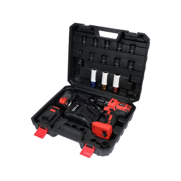 Картинка - Ударный гайковерт YATO с торцевыми головками YT-82807