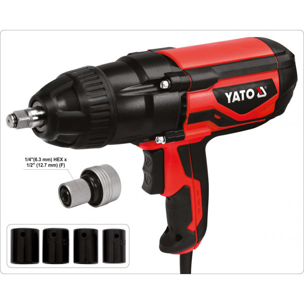 Картинка - Гайковерт ударный электрический YATO YT-82021