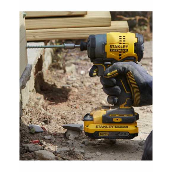 Фото - Гвинтоверт акумуляторний ударний STANLEY FatMax SFMCF810B