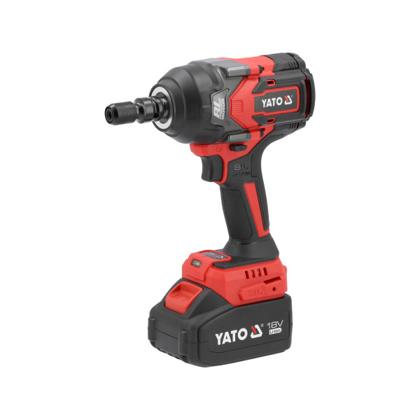 Картинка - Гайковерт ударный бесщеточный аккумуляторный YATO YT-828071