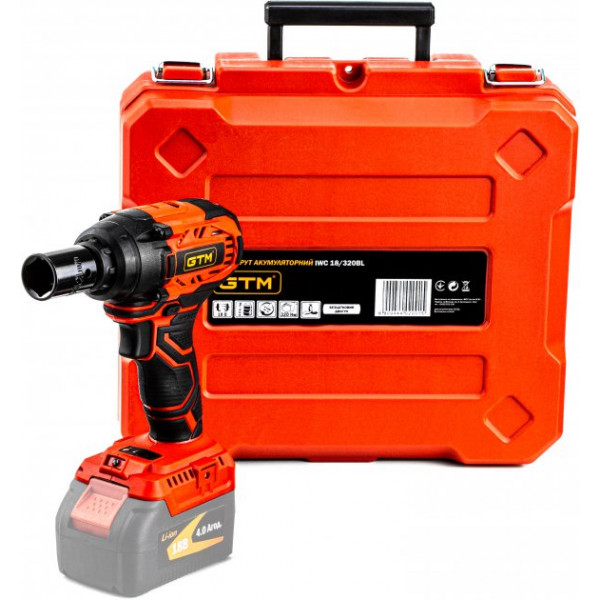 Фото - Акумуляторний ударний Гайковерт GTM IWC18/320BL без АКБ