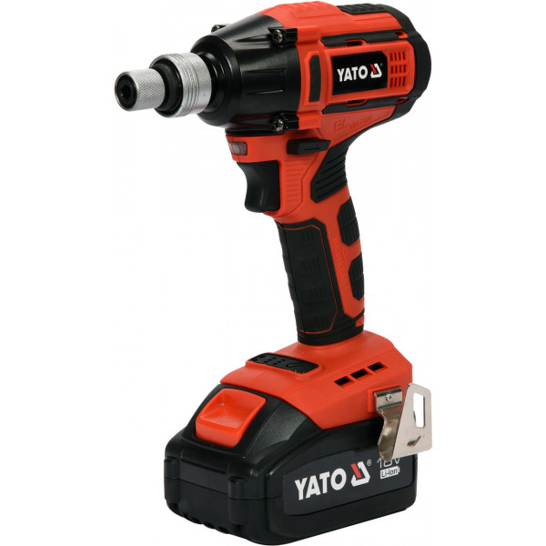 Картинка - Аккумуляторный гайковерт 250 Нм YATO YT-82802