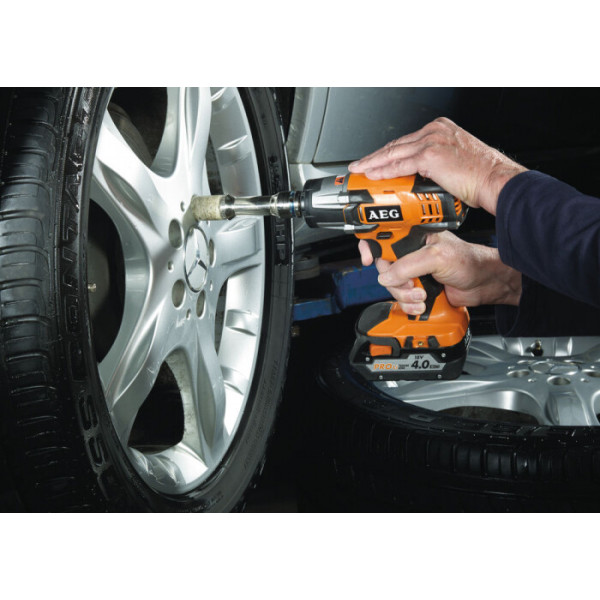 Картинка - Аккумуляторный гайковерт AEG BSS18C12Z-0 без аккумулятора и ЗУ