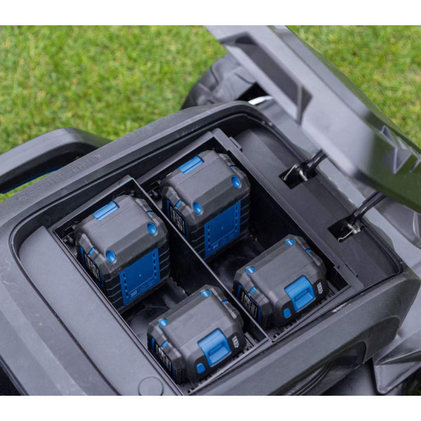 Картинка - Газонокосилка аккумуляторная Scheppach BC-MP470-X SET XL2x2