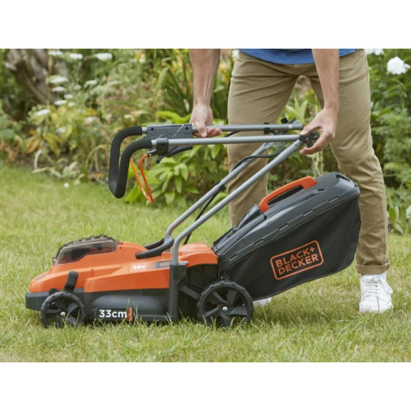 Картинка - Газонокосилка аккумуляторная BLACK+DECKER BCMW3336L1