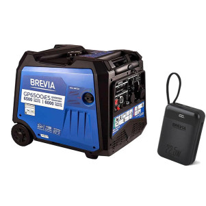 Генератор Brevia інверторний бензиновий 6,5 кВт (ном 6,0 кВт) GP6500iES