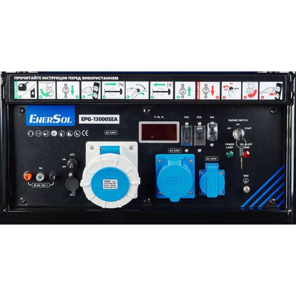 Картинка - Генератор бензиновый EnerSol EPG-13000SEA