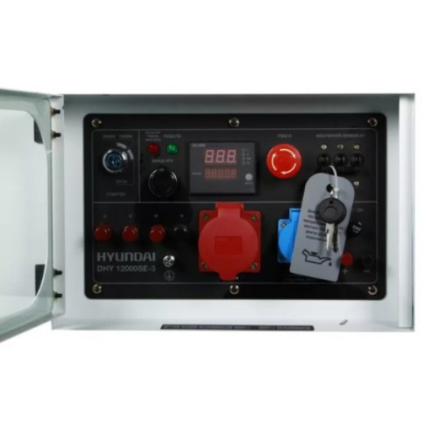 Картинка - Дизельный генератор Hyundai DHY 12000SE-3