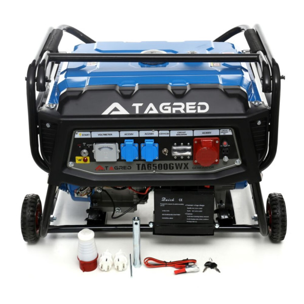 Картинка - Бензиновый генератор TAGRED TA6500GWX