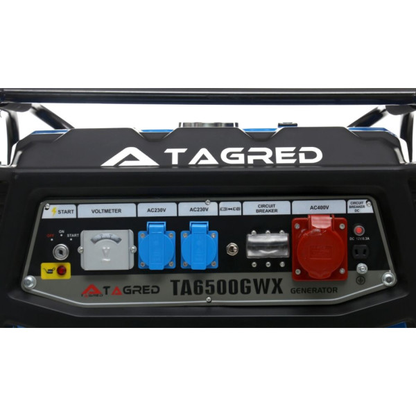 Картинка - Бензиновый генератор TAGRED TA6500GWX