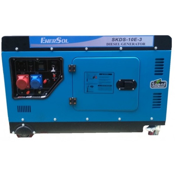 Картинка - Генератор дизельный EnerSol SKDS-10EB