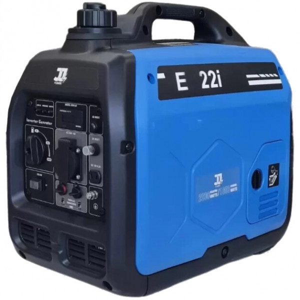 Картинка - Бензиновый генератор JJ POWER E22I инверторный в шумозащитном корпусе