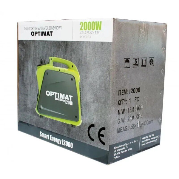 Картинка - Инверторный генератор Optimat Smart Energy I2000