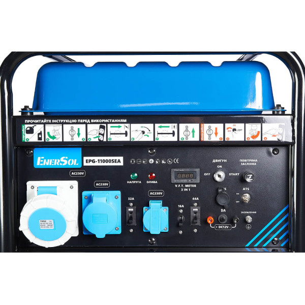 Картинка - Генератор бензиновый EnerSol EPG-11000SEA