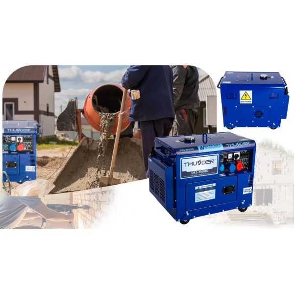 Картинка - Дизельный генератор THUNDER DRS-15000 + газовая плитка Orcamp CK-505 + 4 газовых картриджа 400 мл