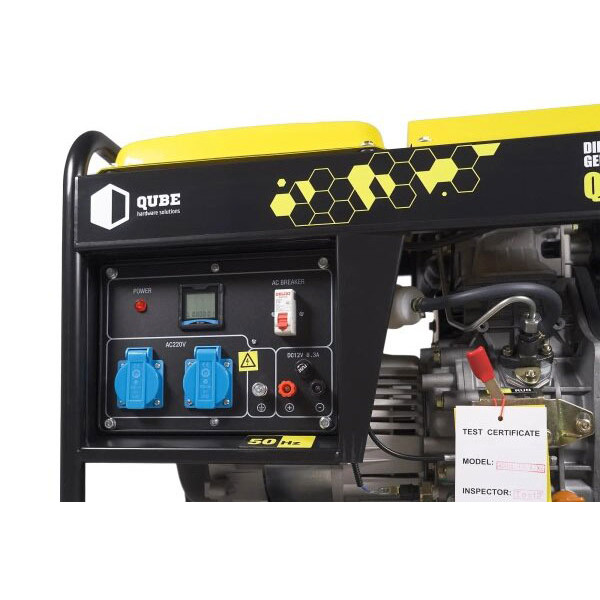 Картинка - Дизельный генератор QUBE QED4000X