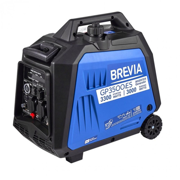 Фото - Генератор Brevia інверторний бензиновий 3,3 кВт (ном 3,0 кВт) GP3500iES