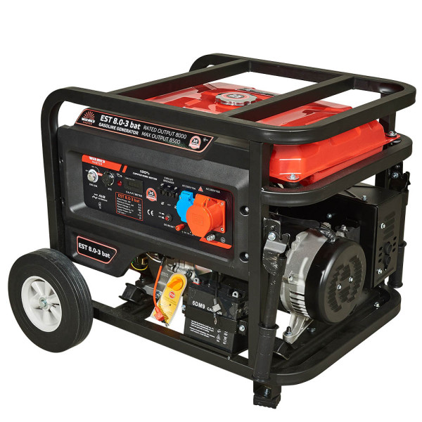 Картинка - Генератор бензиновый Vitals Master EST 8.0-3 bat 220/380V 8.5кВт + АTS