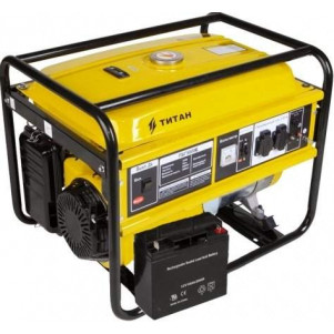 Бензиновый электрогенератор Titan ПБГ5500Е