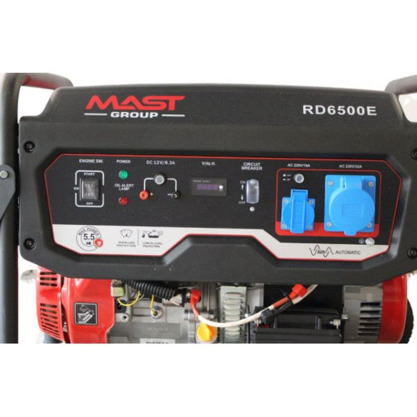 Фото - Бензиновий генератор MAST GROUP RD6500E + газова плитка Orcamp CK-505 + 4 газових картриджа 400 мл