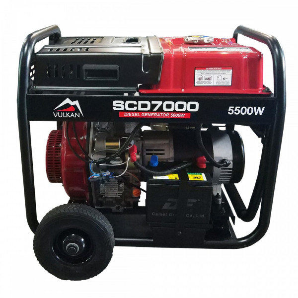 Фото - Генератор дизельний Vulkan SCD7000TЕ