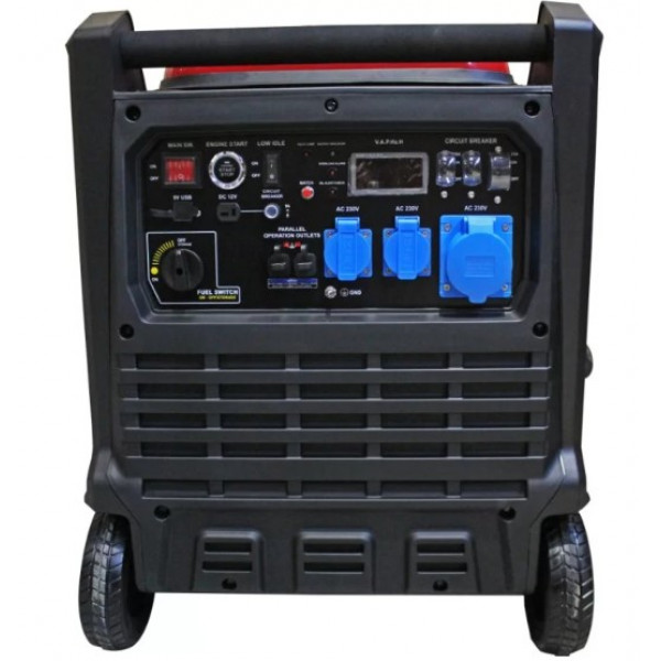 Картинка - Инверторный бензиновый генератор SENCI SC9000iE + пульт дистанционного управления