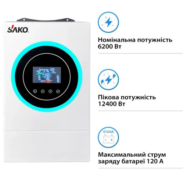 Картинка - Автономный инвертор SAKO SUNON V 6.2kW