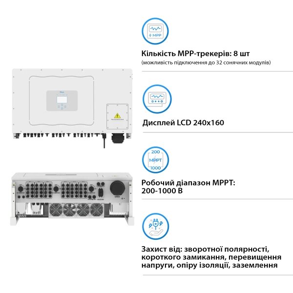Картинка - Сетевой инвертор DEYE SUN-135K-G01P3-EU