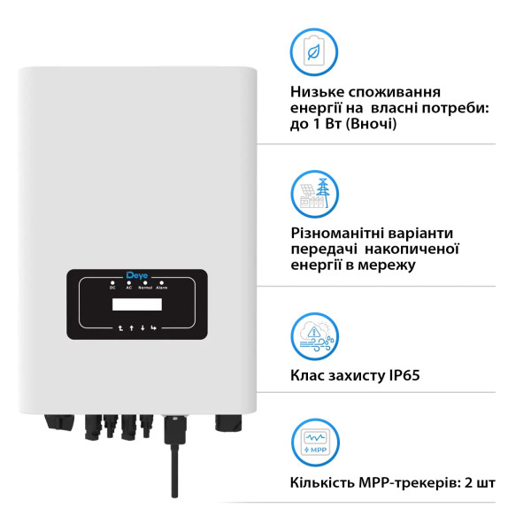 Картинка - Сетевой инвертор DEYE SUN-25K-G05