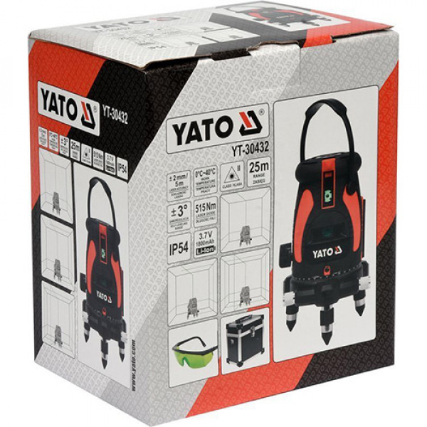 Фото - Нівелір лазерний YATO YT-30432