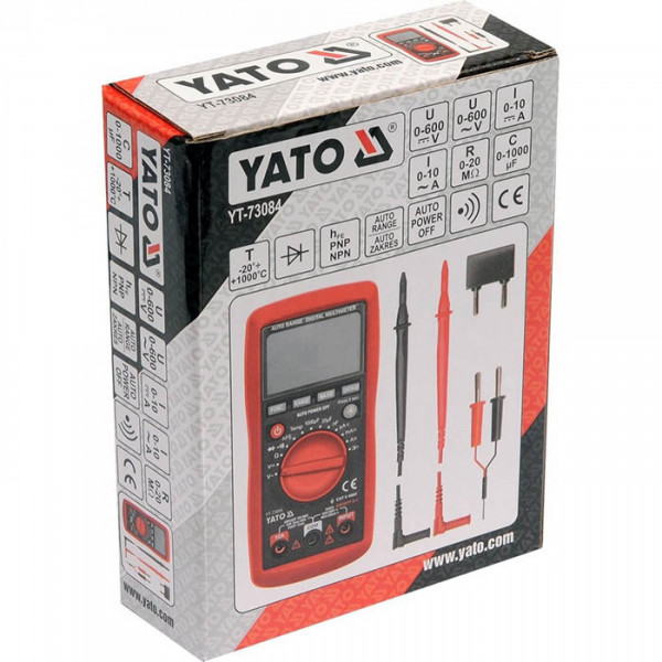 Фото - Мультиметр YATO YT-73084