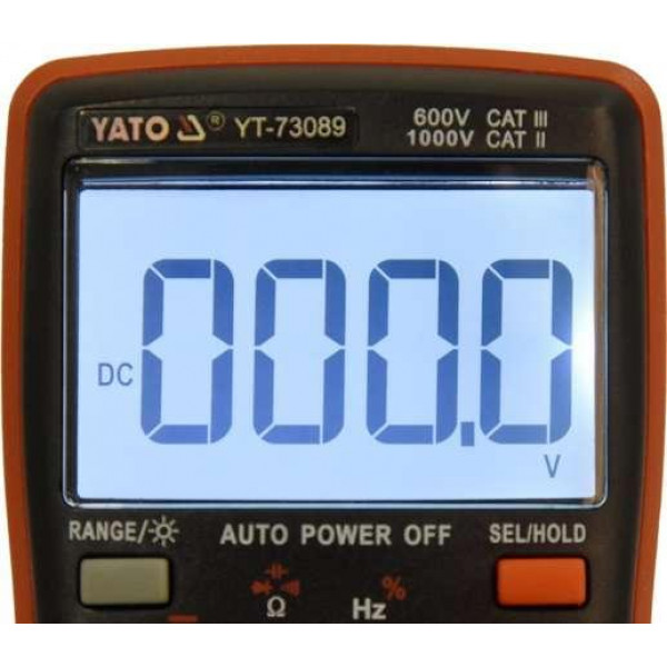 Фото - Мультиметр цифровий YATO YT-73089
