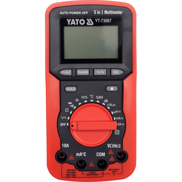 Фото - Мультиметр YATO YT-73087