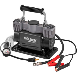 Компрессор автомобильный Molder Turbo Air с зажимами АКБ MA25300