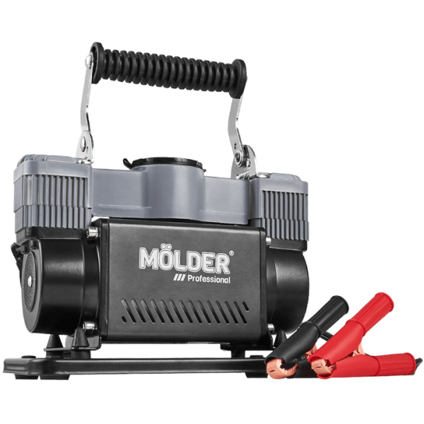 Картинка - Компрессор автомобильный Molder Turbo Air с зажимами АКБ MA25300