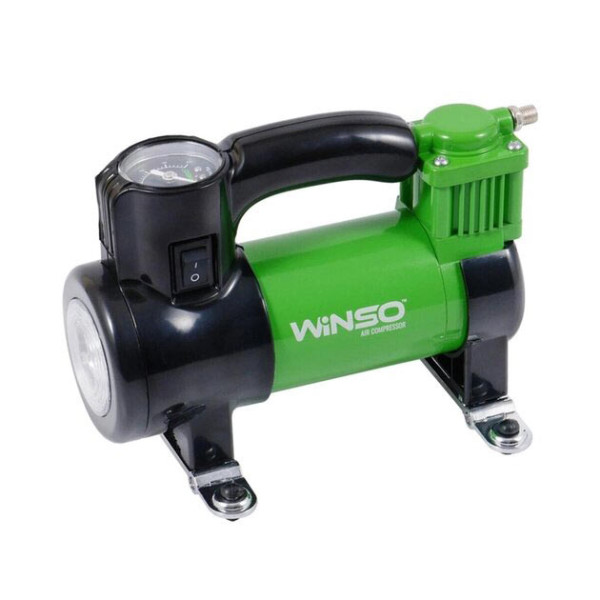 Картинка - Компрессор автомобильный Winso 7 Атм 35 л/мин 170 Вт 128000