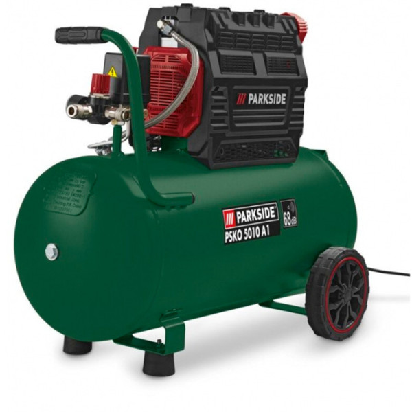 Картинка - Компрессор безмасляный Parkside PSKO 5010 A1