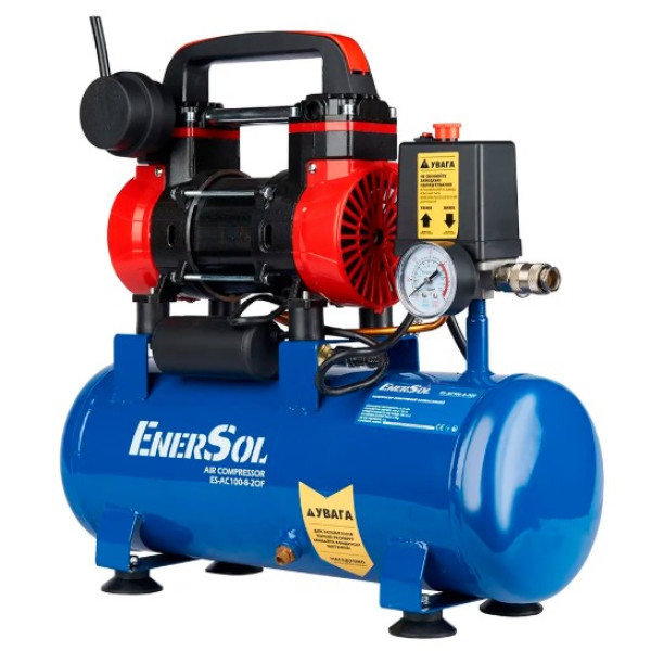 Картинка - Компрессор воздушный безмасляный EnerSol ES-AC100-8-2OF