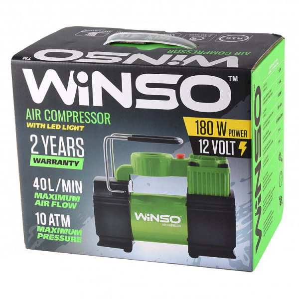 Картинка - Компрессор автомобильный Winso LED-фонарь 130000