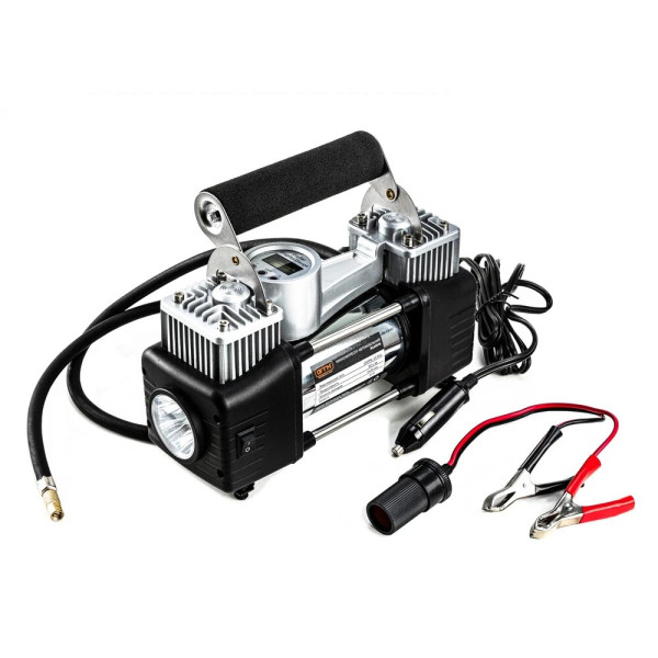Картинка - Автомобильный миникомпрессор GTM с электронным управлением RLA004L